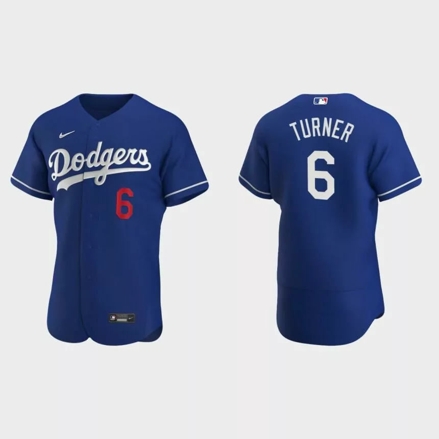 Trea Turner Los Angeles Dodgers Authentic Alternate Jersey – Royal