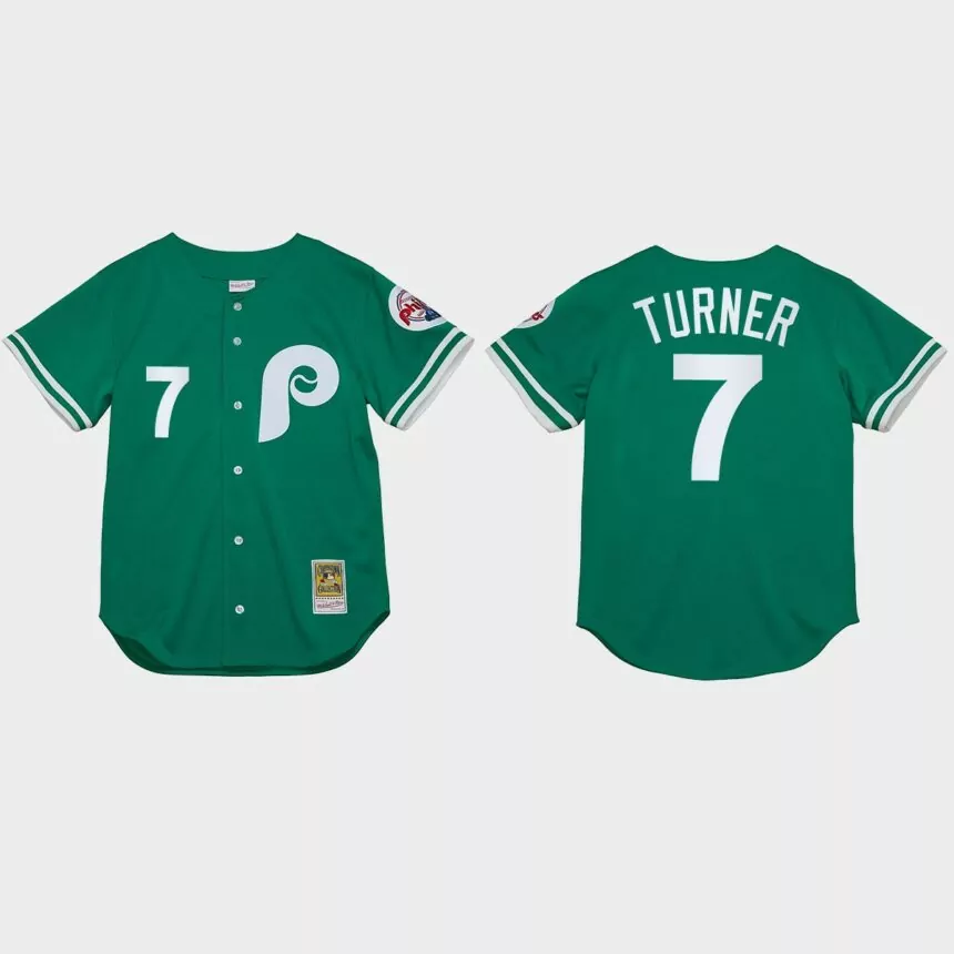 Trea Turner Philadelphia Phillies St. Patrick’s Day Jersey – Green