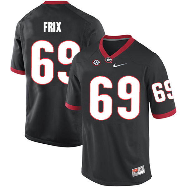 Trent Frix Georgia Bulldogs Men's Jersey - #69 NCAA Black Limited Home