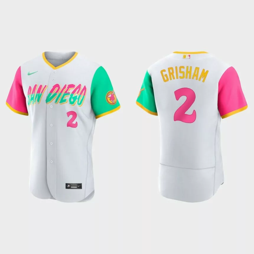Trent Grisham San Diego Padres 2022 City Connect Authentic Jersey – White