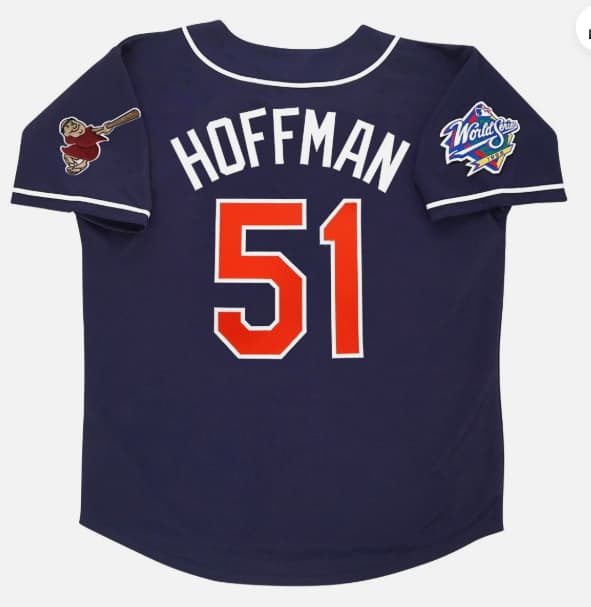 Trevor Hoffman San Diego Padres 1998 World Series Alt Navy Jersey