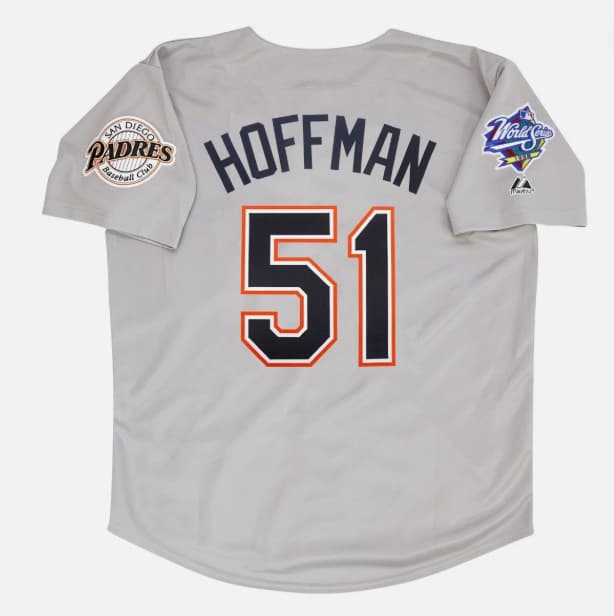 Trevor Hoffman San Diego Padres 1998 World Series Grey Road Jersey
