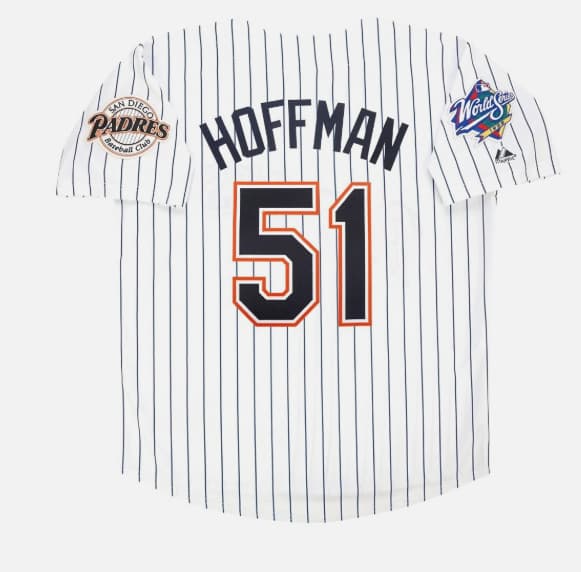 Trevor Hoffman San Diego Padres 1998 World Series Home White  Jersey