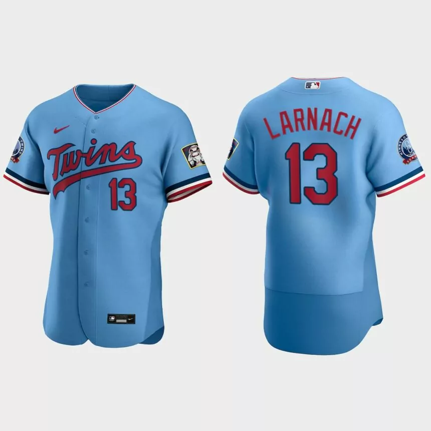 Trevor Larnach Minnesota Twins Authentic Alternate Jersey – Light Blue的副本