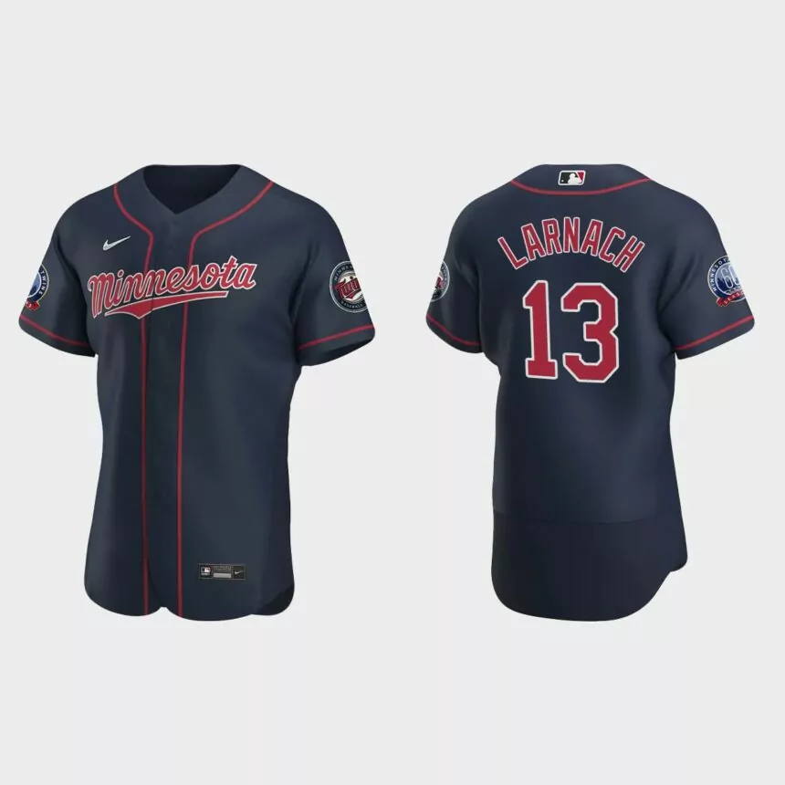 Trevor Larnach Minnesota Twins Authentic Alternate Jersey – Navy的副本