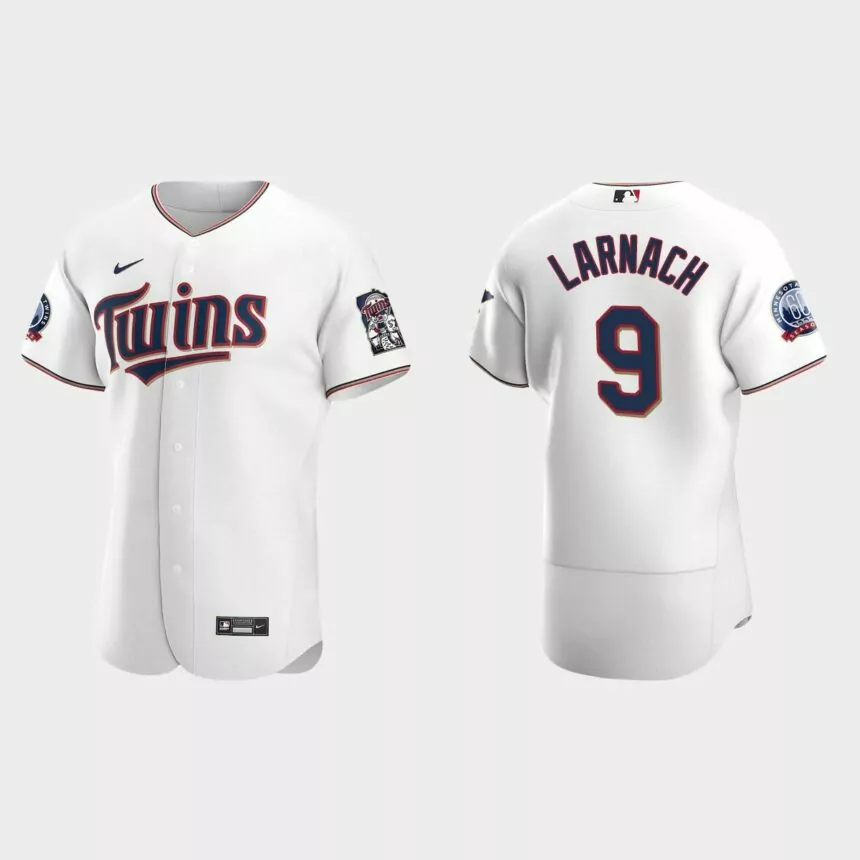 Trevor Larnach Minnesota Twins Authentic Home Jersey – White