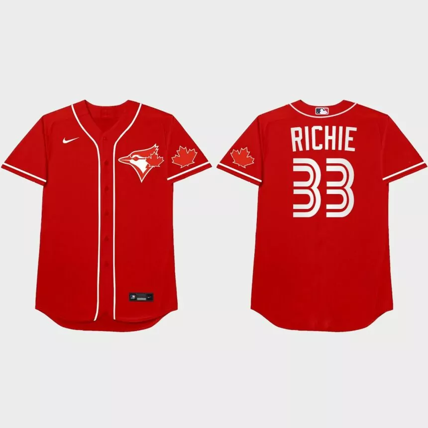 Trevor Richards 2021 Players’ Weekend Richie Nickname Jersey – Red