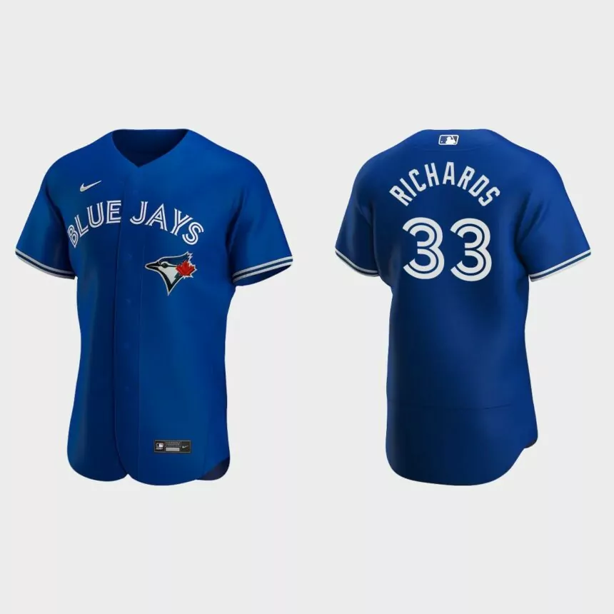 Trevor Richards Toronto Blue Jays Authentic Alternate Jersey – Royal