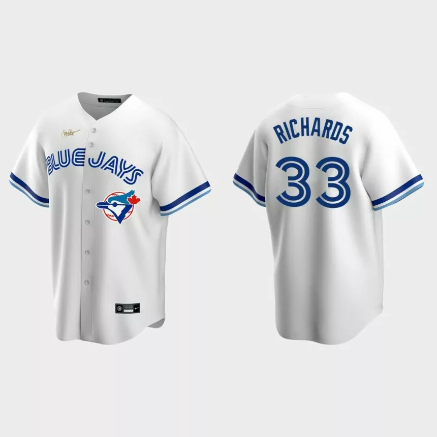 Trevor Richards Toronto Blue Jays Cooperstown Collection Home Jersey – White