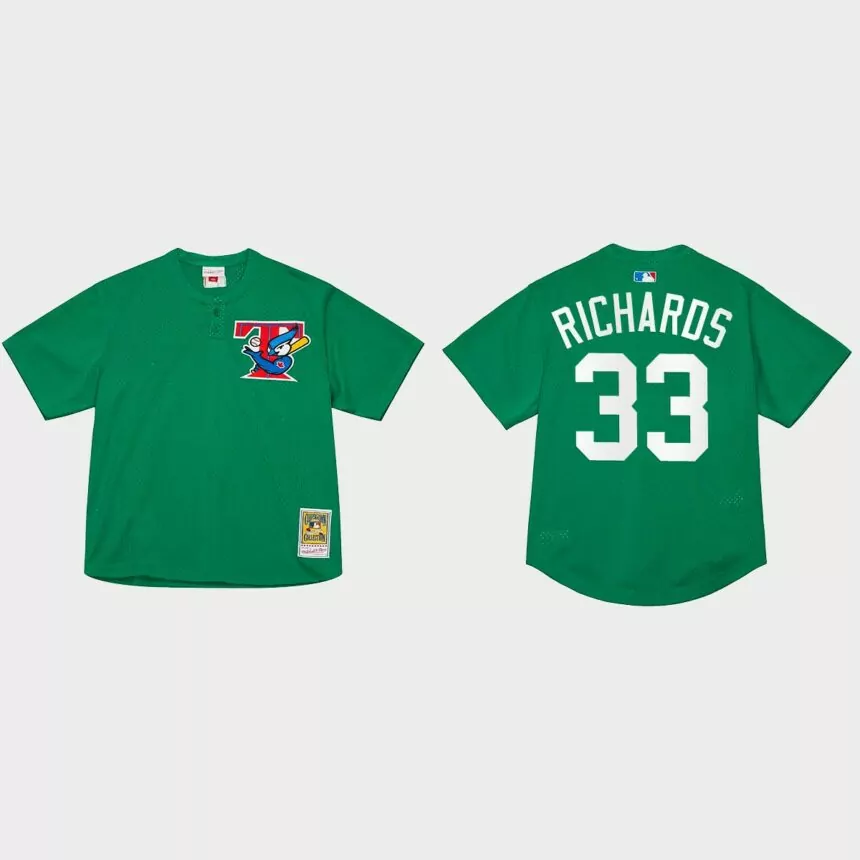 Trevor Richards Toronto Blue Jays St. Patrick’s Day Authentic Jersey – Green