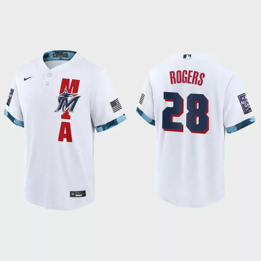 Trevor Rogers Miami Marlins 2021 MLB All-Star Game Replica Jersey – White