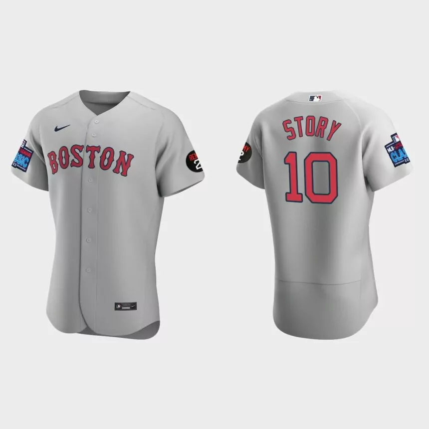 Trevor Story Boston Red Sox 2022 Little League Classic Authentic Jersey – Gray