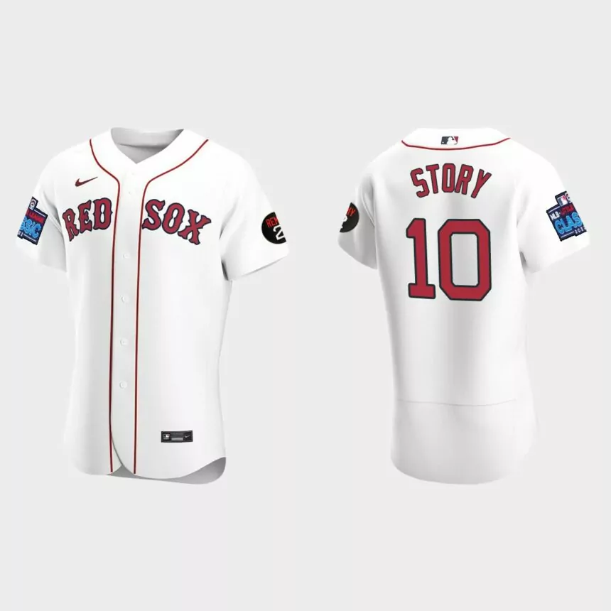 Trevor Story Boston Red Sox 2022 Little League Classic Authentic Jersey – White