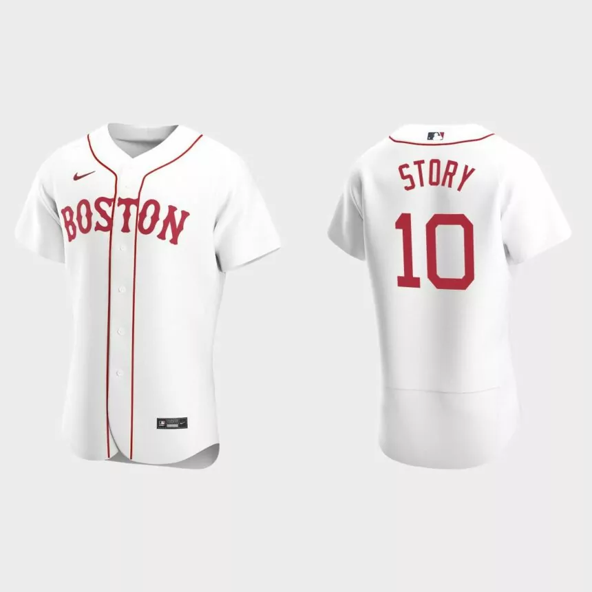 Trevor Story Boston Red Sox Authentic Alternate Jersey – White