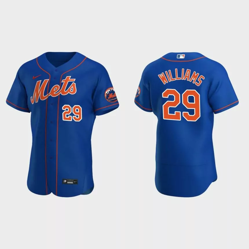 Trevor Williams New York Mets Authentic Alternate Jersey – Royal