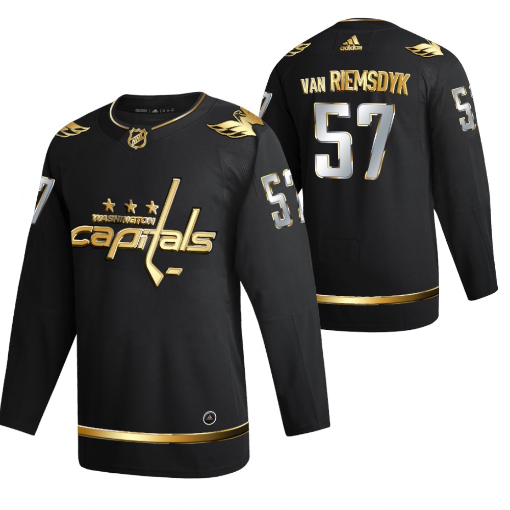 Trevor van Riemsdyk Washington Capitals Black 2021 Golden Edition Jersey Limited Authentic