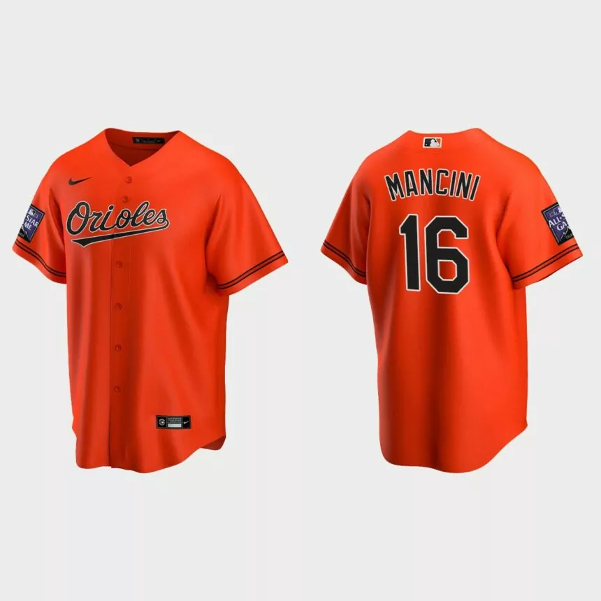 Trey Mancini Baltimore Orioles 2021 All-Star Game Alternate Replica Jersey – Orange