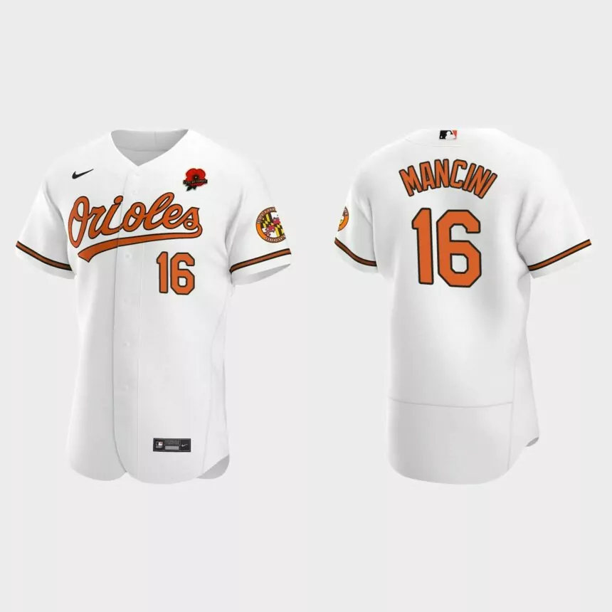 Trey Mancini Baltimore Orioles 2021 Memorial Day Authentic Jersey – White