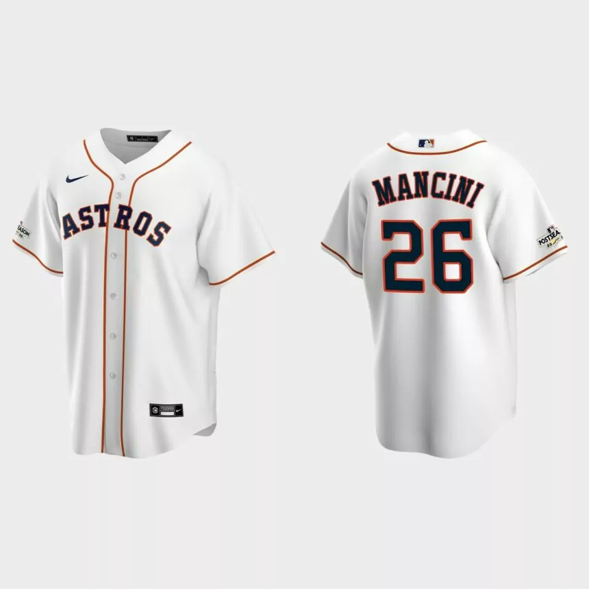 Trey Mancini Houston Astros 2022 Postseason Replica Jersey – White