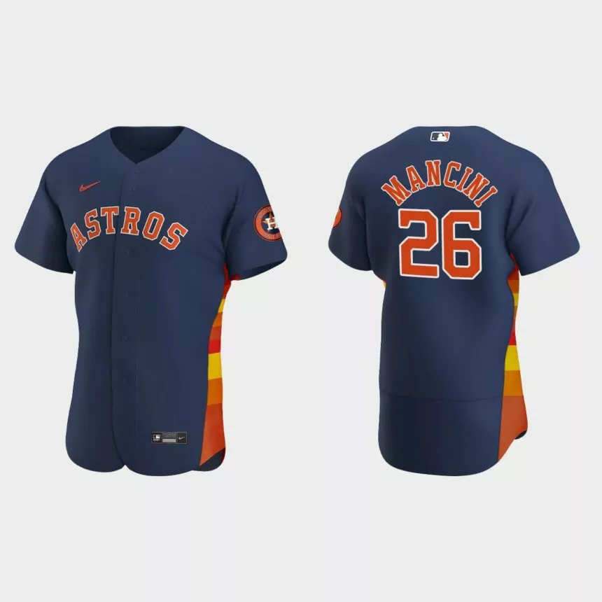 Trey Mancini Houston Astros Authentic Alternate Jersey – Navy
