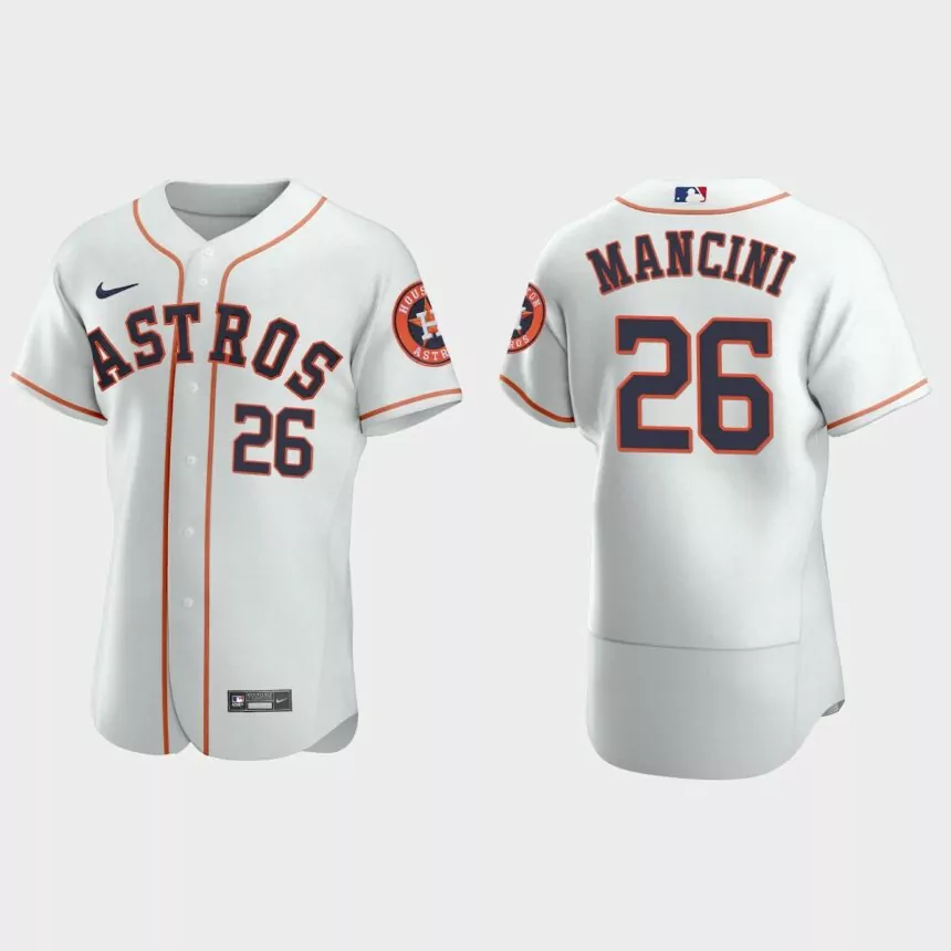 Trey Mancini Houston Astros Authentic Home Jersey – White