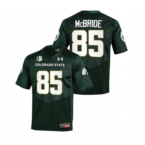 Trey McBride Colorado State Rams Green 2022 College Football Jersey