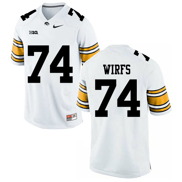 Tristan Wirfs Iowa Hawkeyes Men's Jersey - #74 NCAA White Stitched Nike Authentic