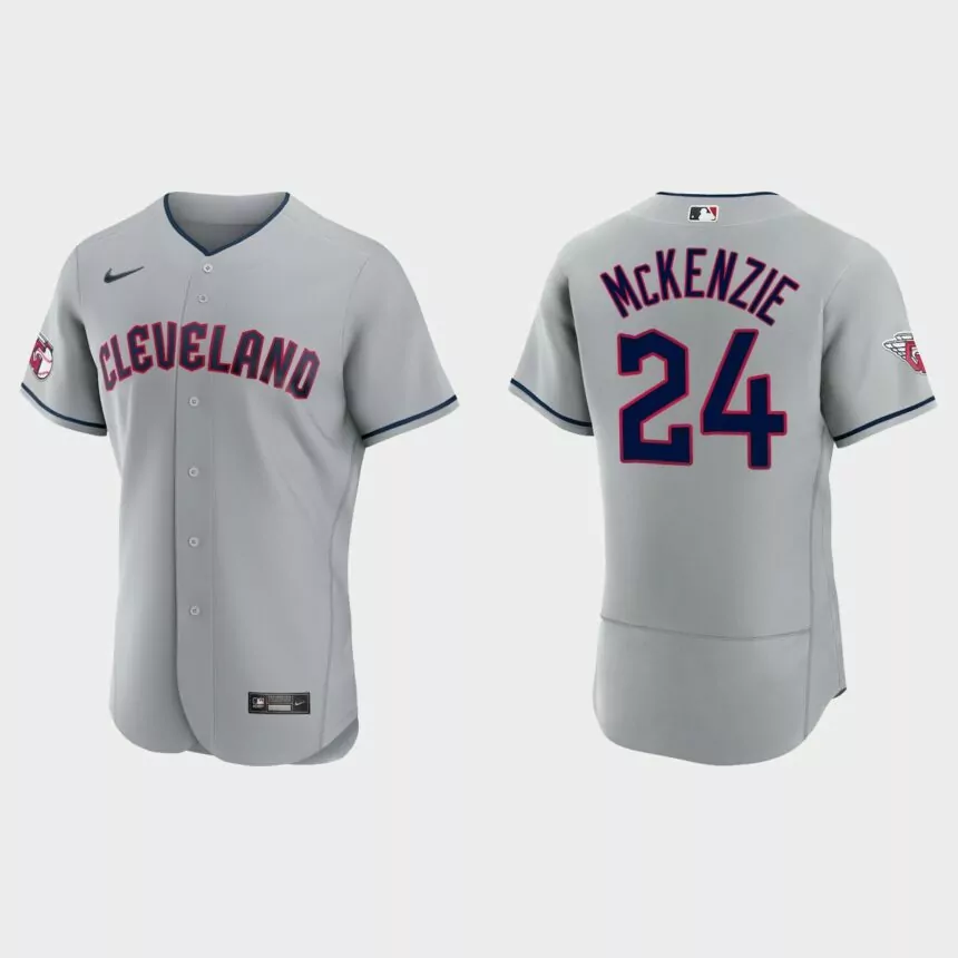 Triston McKenzie Cleveland Guardians Authentic Jersey – Gray