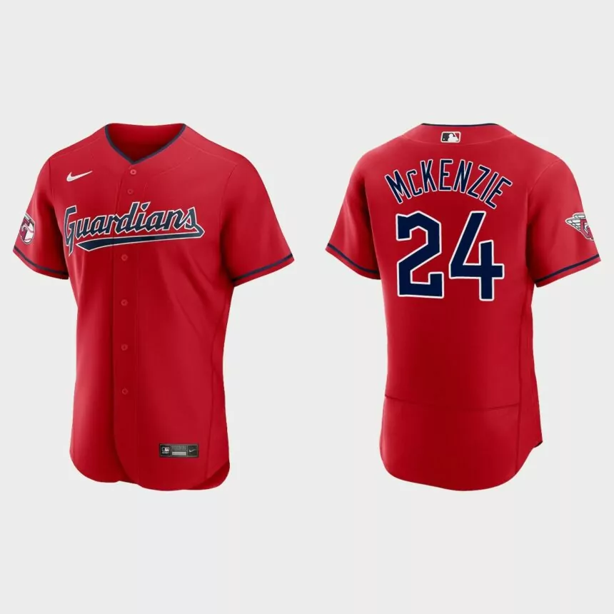 Triston McKenzie Cleveland Guardians Authentic Jersey – Red