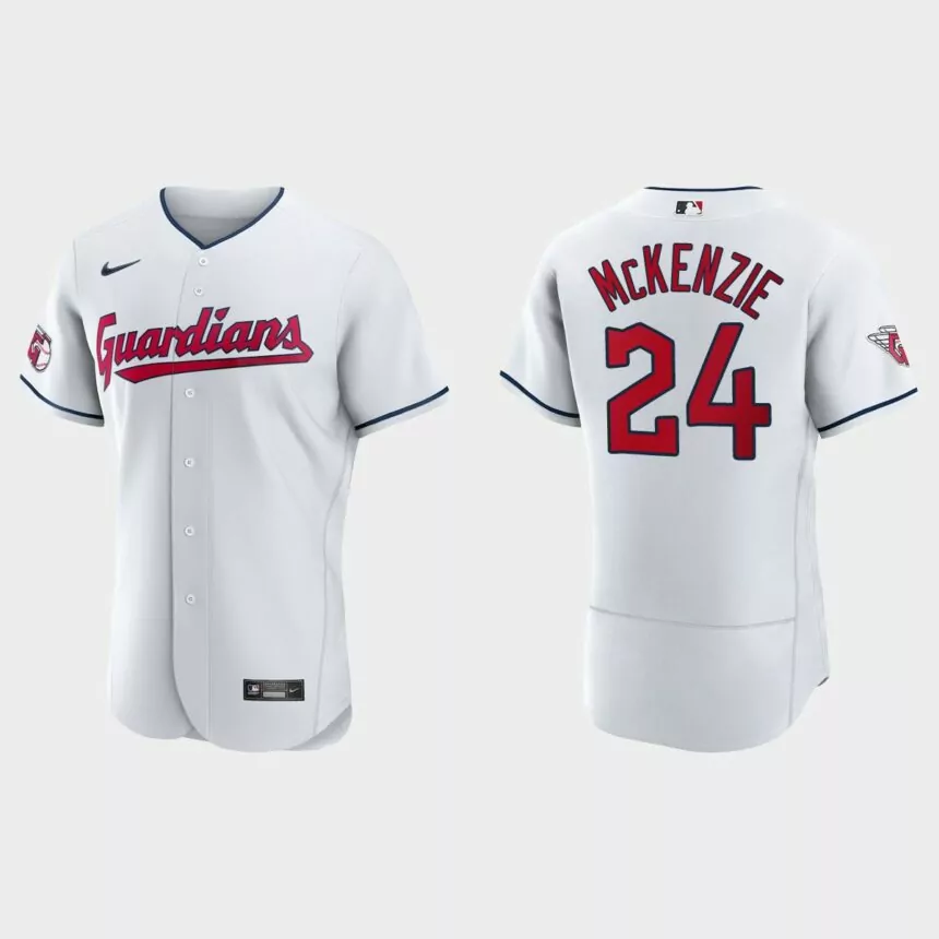 Triston McKenzie Cleveland Guardians Authentic Jersey – White
