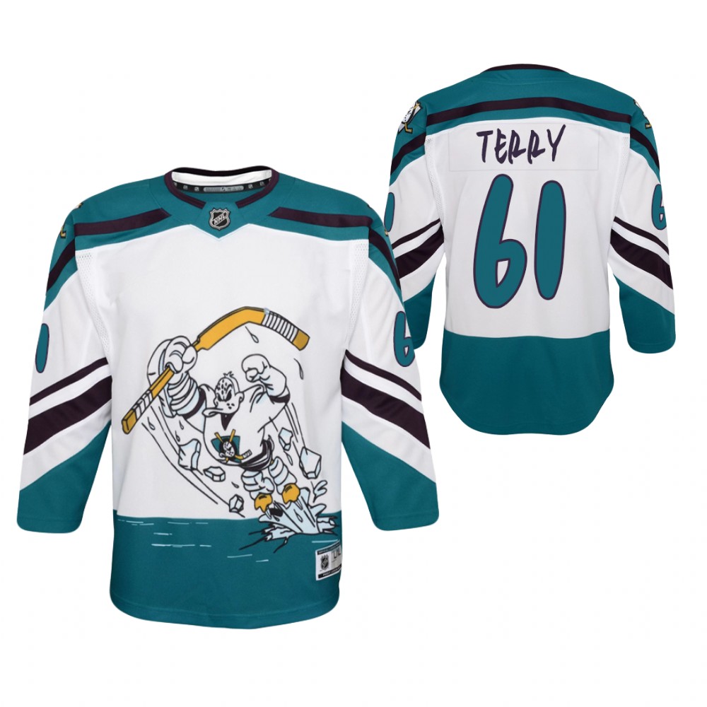 Troy Terry Anaheim Ducks Special Edition White Youth Jersey