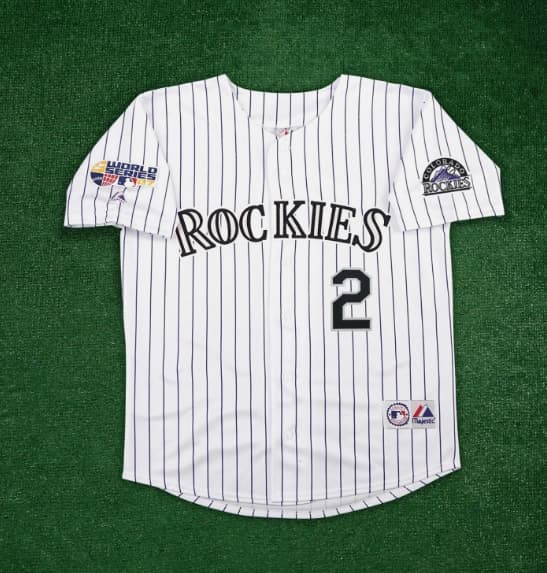Troy Tulowitzki 2007 Colorado Rockies World Series Men's Home White Jersey
