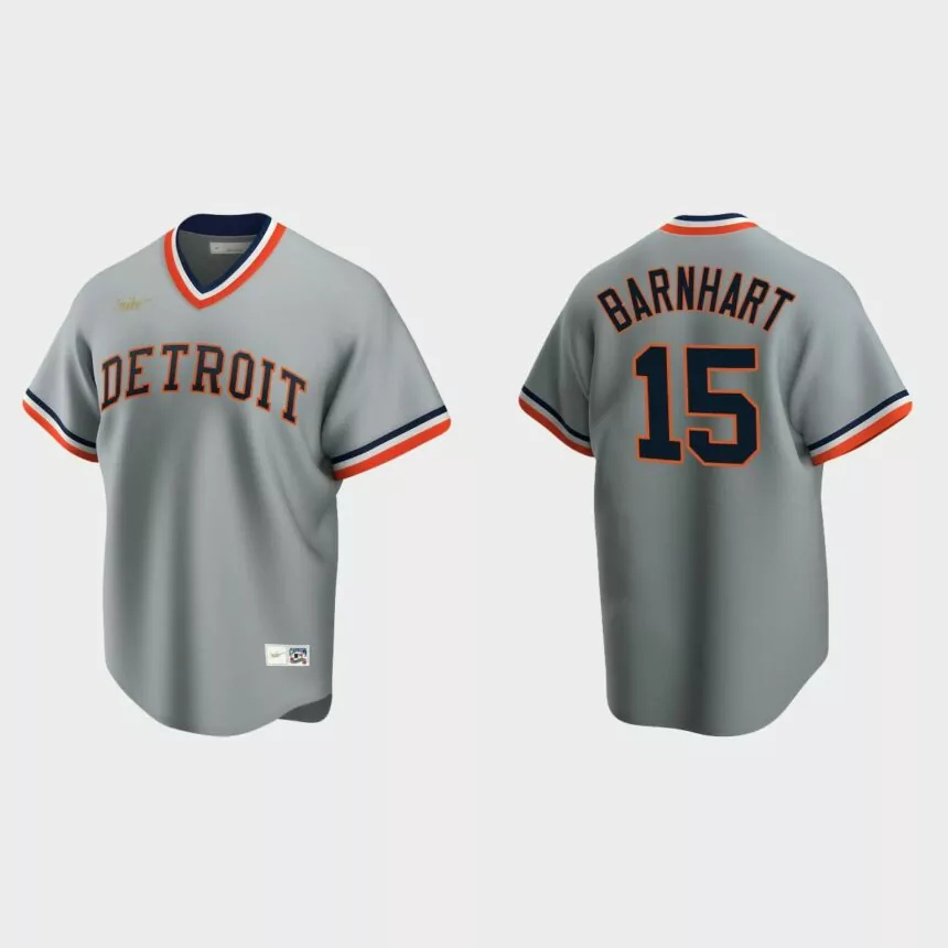 Tucker Barnhart Detroit Tigers Cooperstown Collection Road Jersey – Gray.jpg