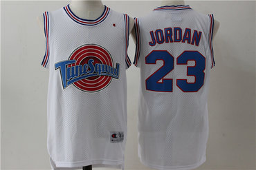 Tune Squad 23 Michael Jordan White Stitched Movie Jersey