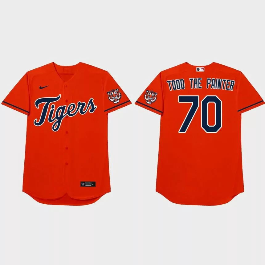 Tyler Alexander 2021 Players’ Weekend Todd The Painter Nickname Jersey – Orange.jpg