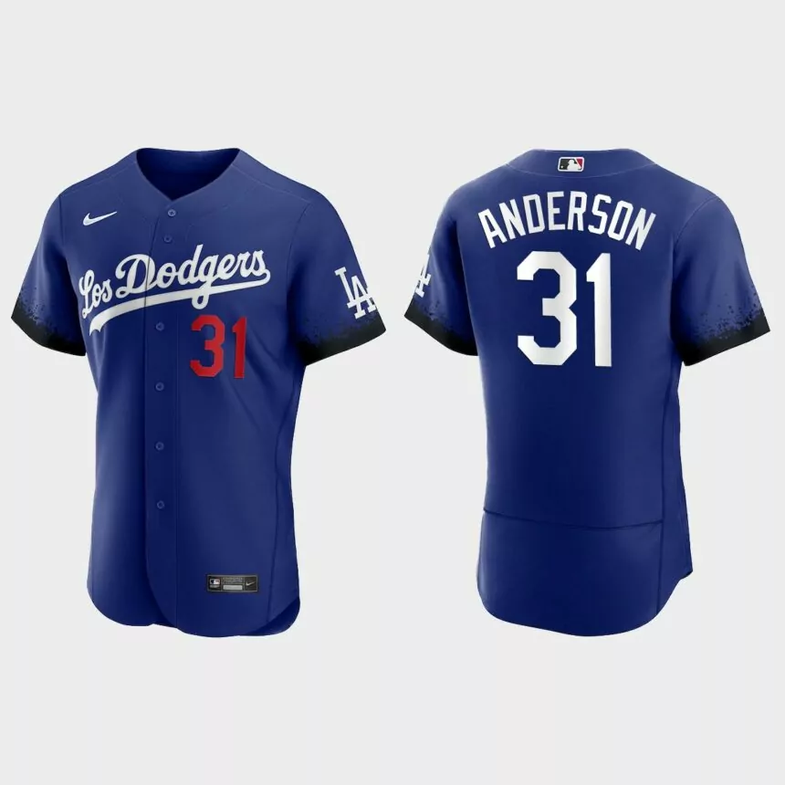 Tyler Anderson Los Angeles Dodgers City Connect Authentic Jersey – Royal