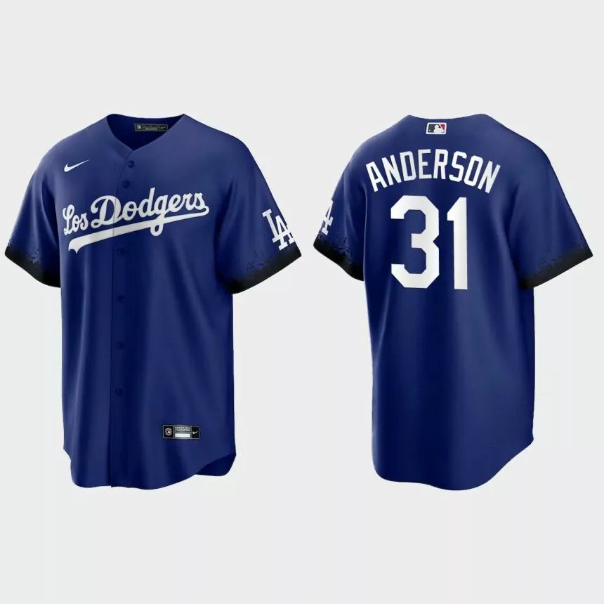 Tyler Anderson Los Angeles Dodgers City Connect Replica Jersey – Royal