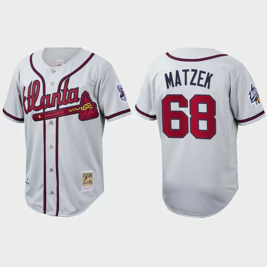 Tyler Matzek Atlanta Braves Cooperstown Collection Authentic Jersey – White