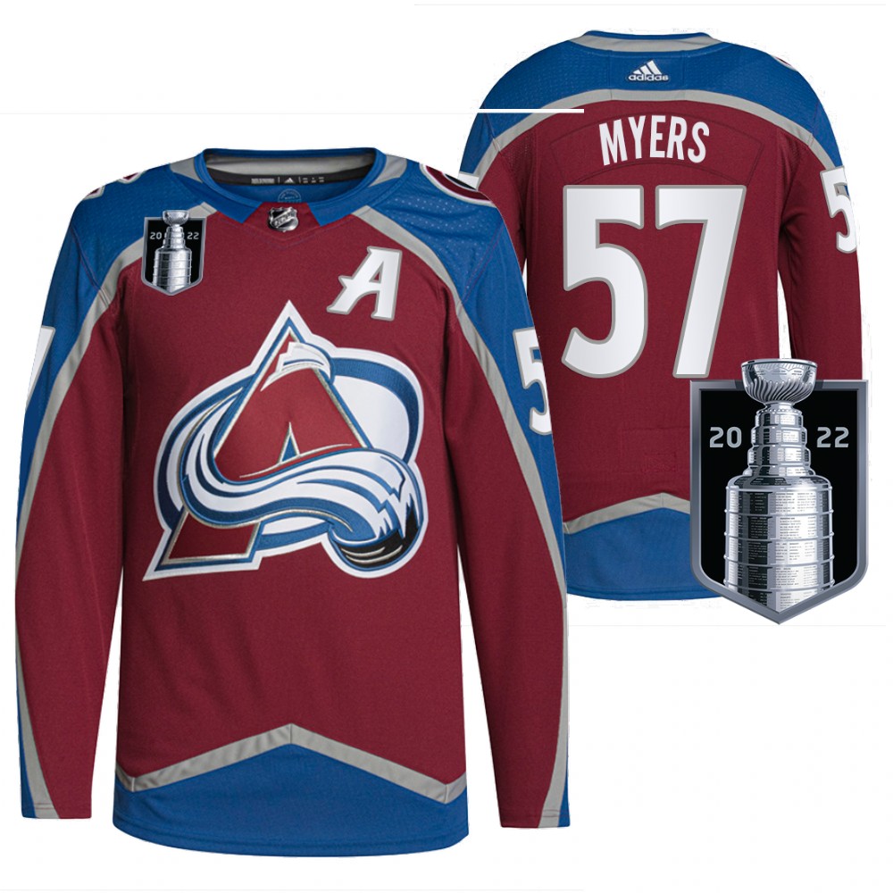 Tyler Myers Vancouver Canucks Burgundy 2022 Stanley Cup Playoffs Authentic Pro Jersey