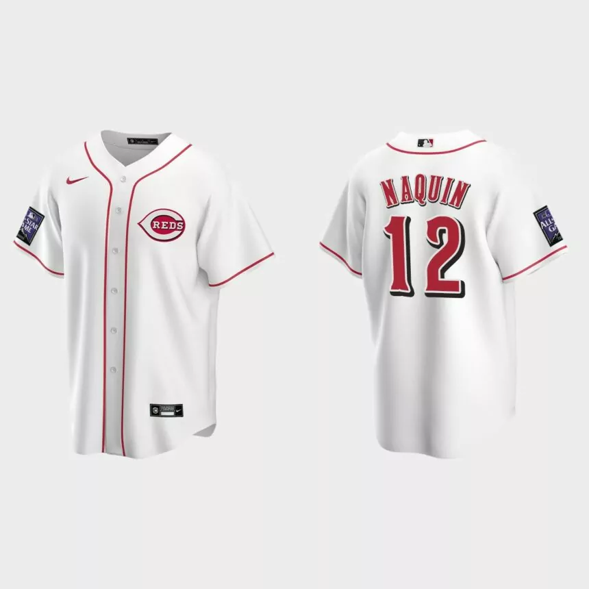 Tyler Naquin Cincinnati Reds 2021 All-Star Game Home Replica Jersey – White
