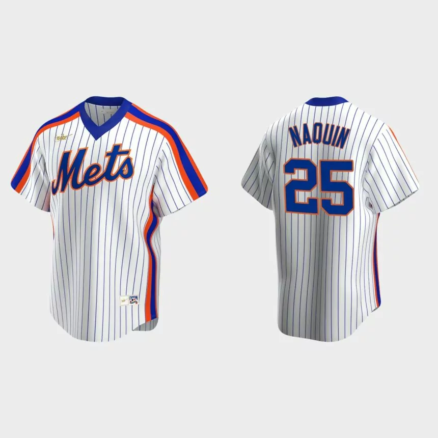 Tyler Naquin New York Mets Cooperstown Collection Home Jersey – White