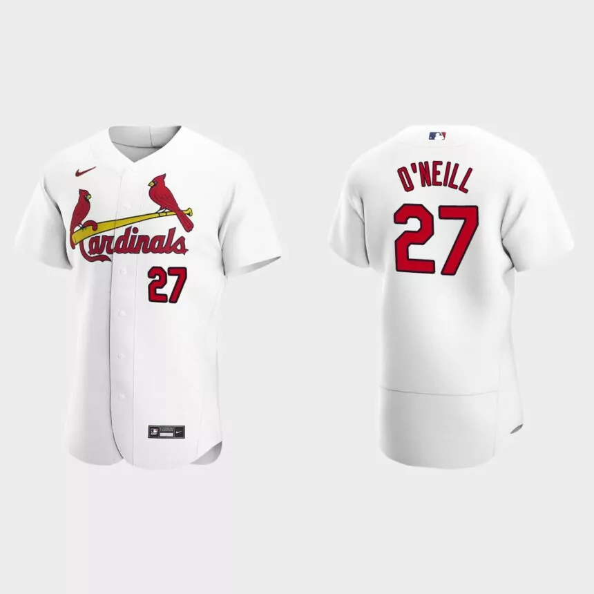 Tyler O’Neill #27 St. Louis Cardinals Authentic Home Jersey – White