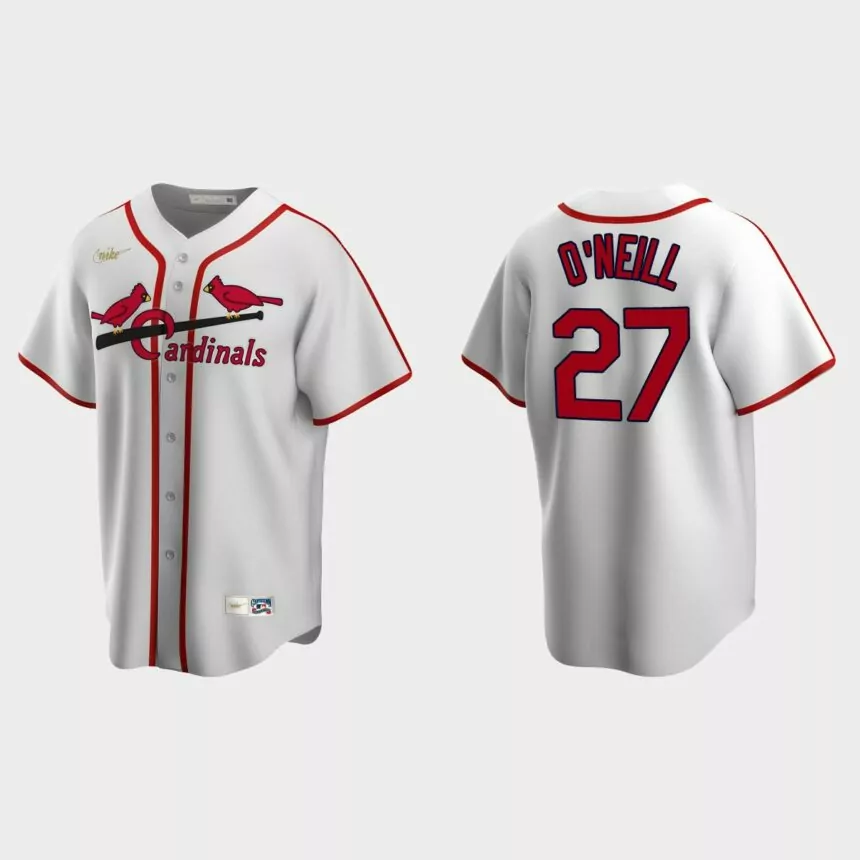 Tyler O’Neill #27 St. Louis Cardinals Cooperstown Collection Home Jersey – White