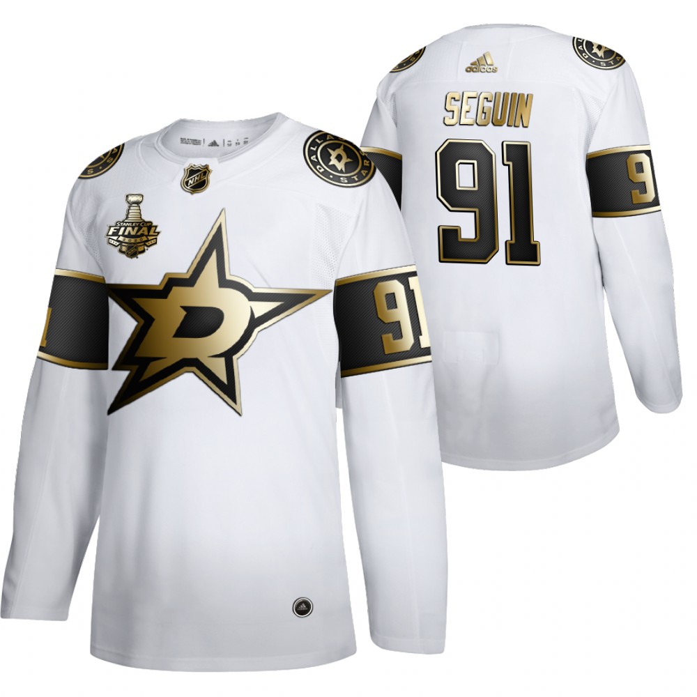 Tyler Seguin Stars 2020 Stanley Cup Final Bound White Golden Limited Edition Jersey