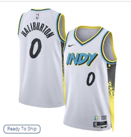 Tyrese Haliburton Indiana Pacers Nike Unisex 2024-25 Swingman Player Jersey - City Edition - White