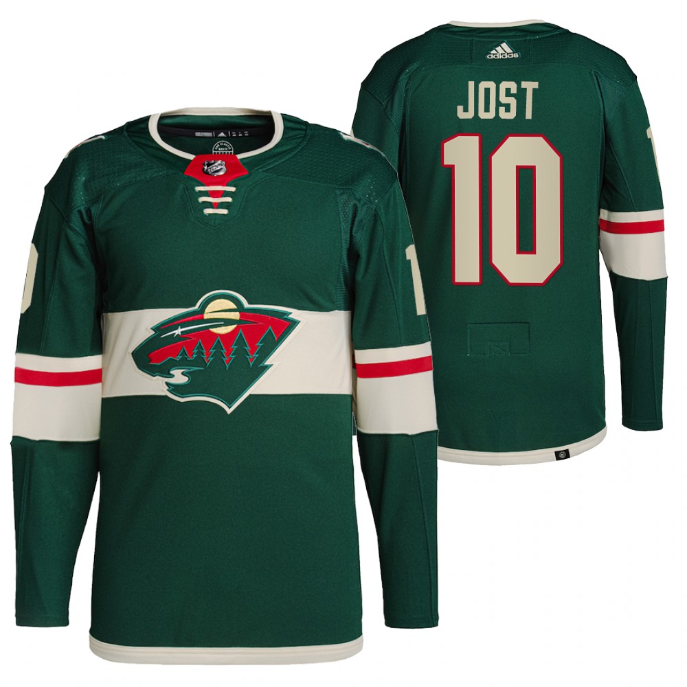 Tyson Jost Minnesota Wild Green Home Authentic Primegreen Jersey