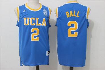 UCLA Bruins 2 Lonzo Ball Blue College Basketball Jersey