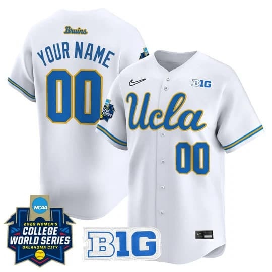 UCLA Bruins Softball 2026 World Series (WCWS) Vapor Premier Limited Custom   Jersey - All Stitched