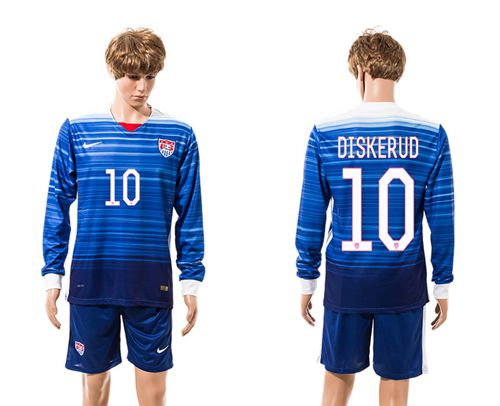 USA #2 Yedlin Away Soccer Country Jersey