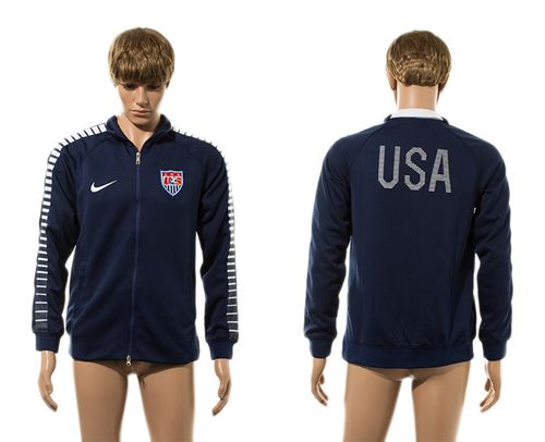 USA Soccer Jackets Dark Blue